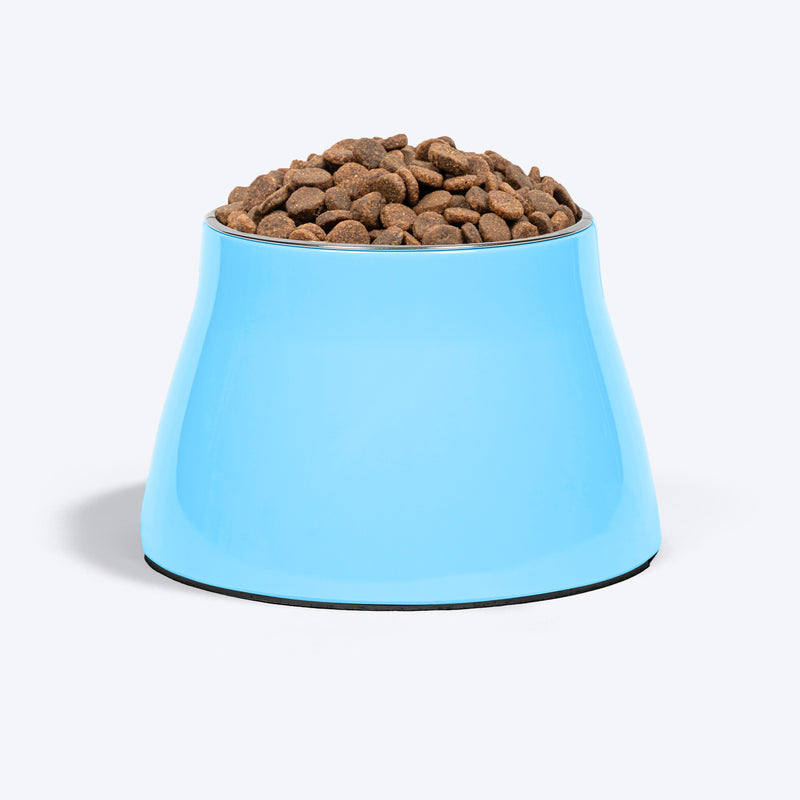 HUFT Elevated Bowl For Dog - Light Blue - M
