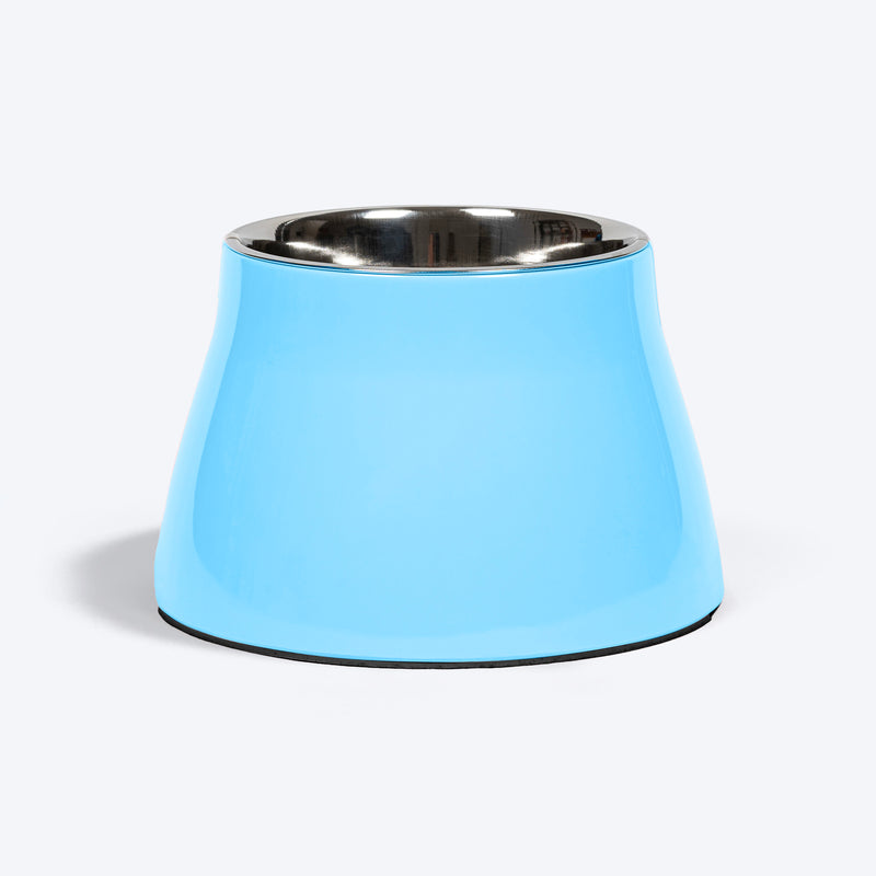 HUFT Elevated Bowl For Dog - Light Blue - M