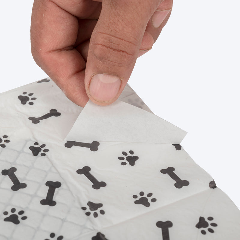 HUFT Charcoal Pet Training Pads - 60 x 45 cm - Heads Up For Tails