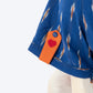 HUFT EthniPaw Ikat Kurta For Dog - Navy Blue