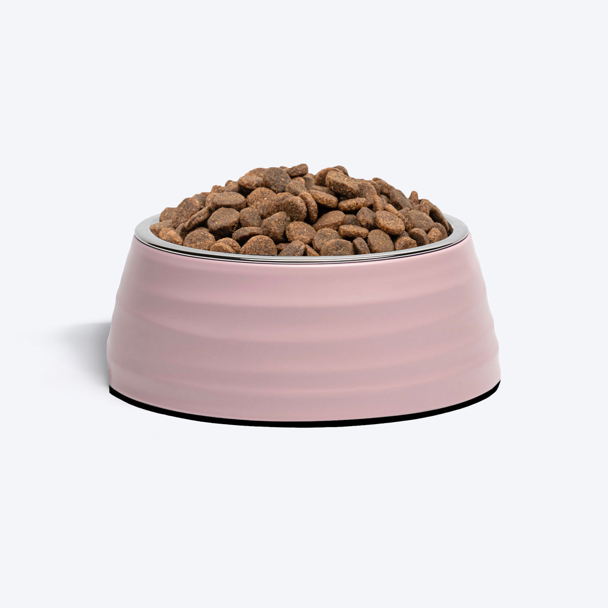 HUFT Breezy Basics Wave Embossed Melamine Bowl For Dog - Peach - Heads Up For Tails