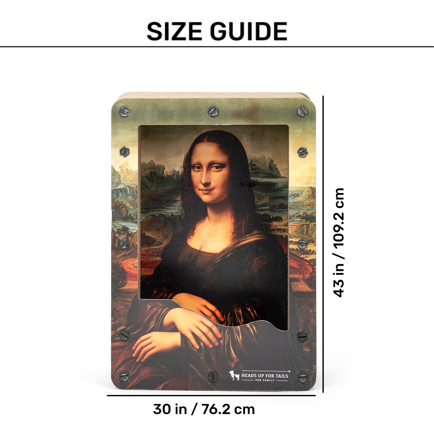HUFT Mona Lisa Scratcher For Cat - Multicolor