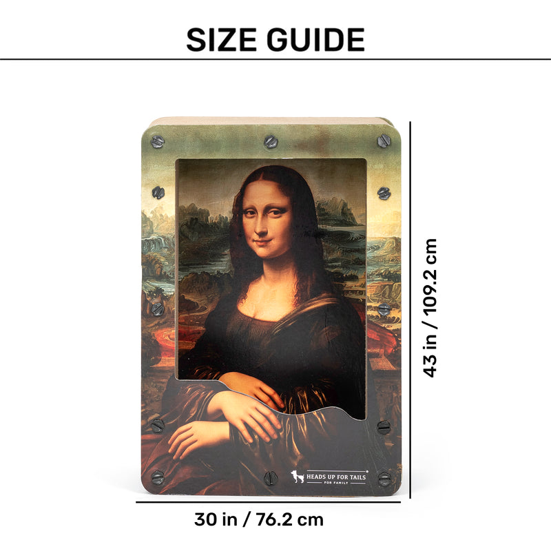HUFT Mona Lisa Scratcher For Cat - Multicolor