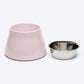 HUFT Breezy Basics Elevated Bowl For Dog - Peach