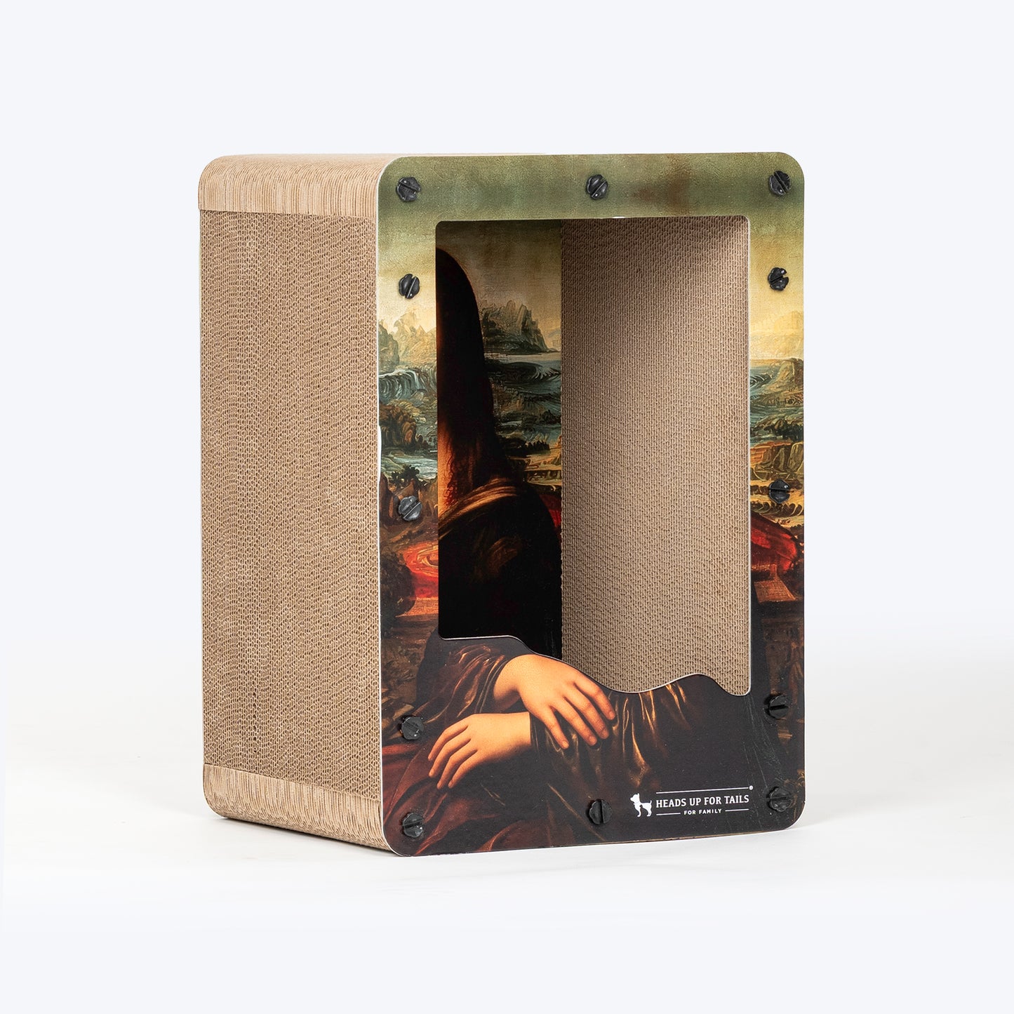 HUFT Mona Lisa Scratcher For Cat - Multicolor