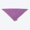 HUFT Desi Glam Knot Bandana For Dog - Purple - Heads Up For Tails