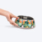 HUFT Garden of Love Printed Melamine Bowl for Dogs - Green - Heads Up For Tails