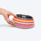 HUFT Colour Fun Printed Melamine Bowl for Dogs - Multicolour - Heads Up For Tails