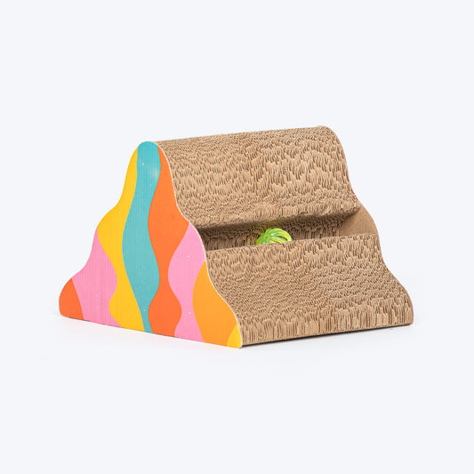 HUFT Meow Mountain Scratcher For Cat - Multicolor