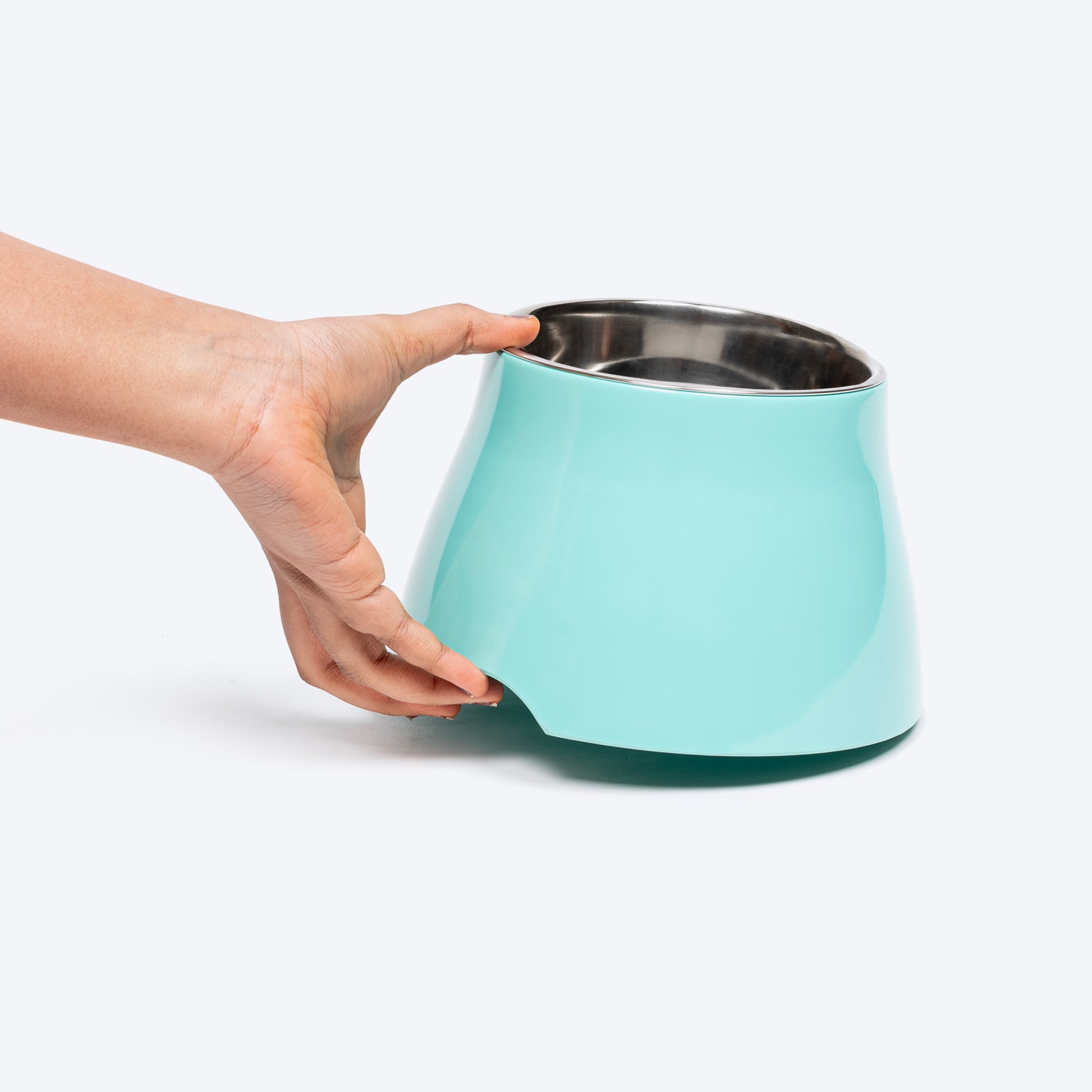 HUFT Elevated Bowl For Dogs & Cats - Aqua - Heads Up For Tails