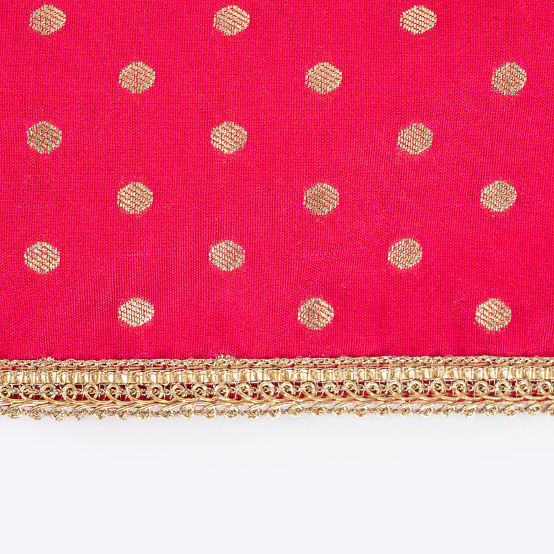 HUFT Desi Glam Knot Bandana For Dog - Pink - Heads Up For Tails