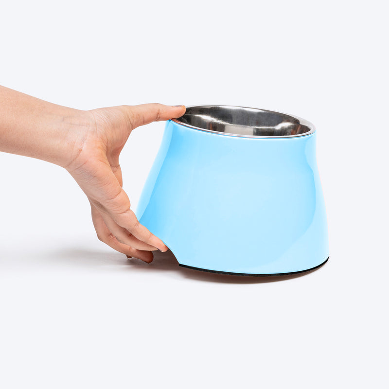HUFT Elevated Bowl For Dog - Light Blue - M