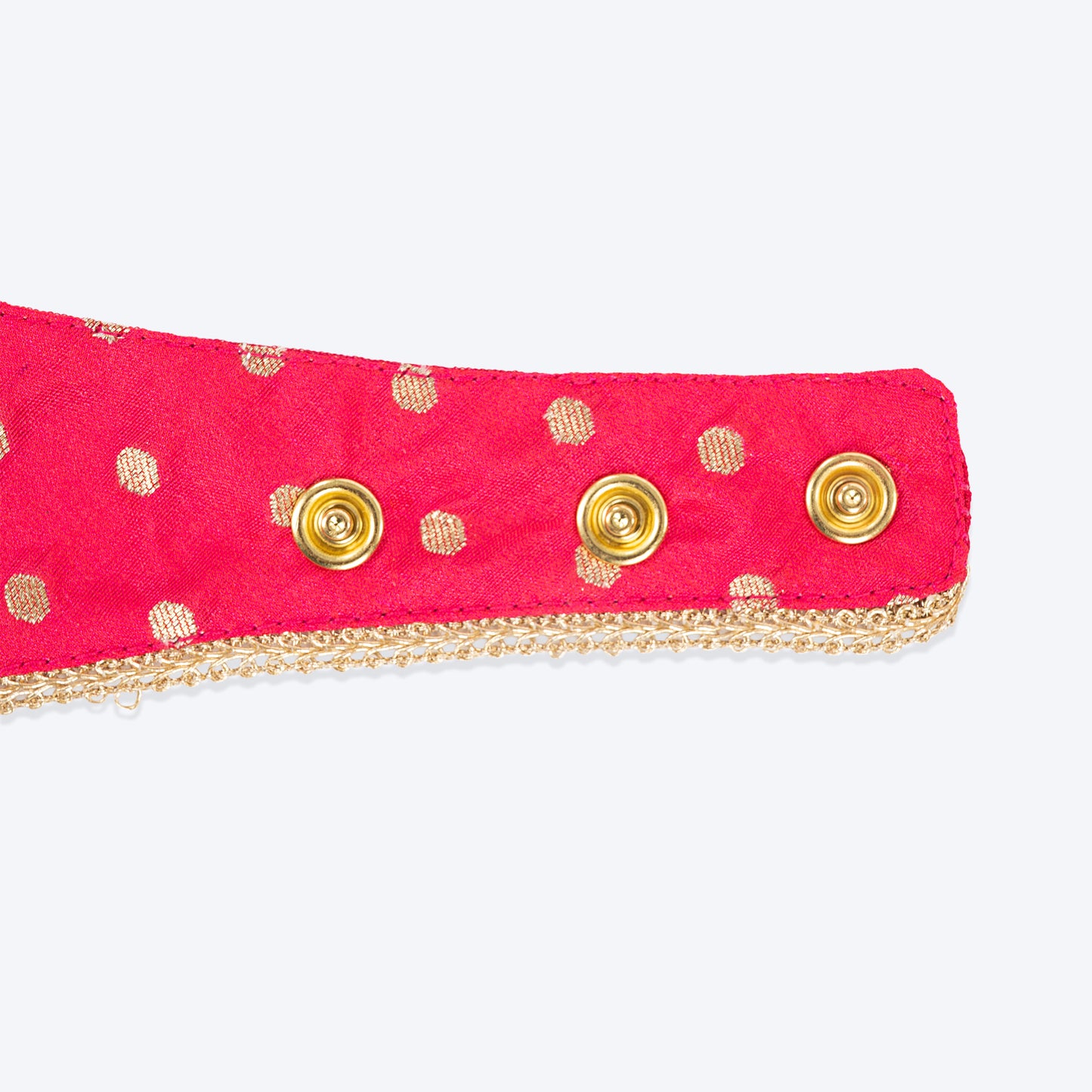 HUFT Desi Glam Bow Scarf For Cat & Puppy - Pink & Purple