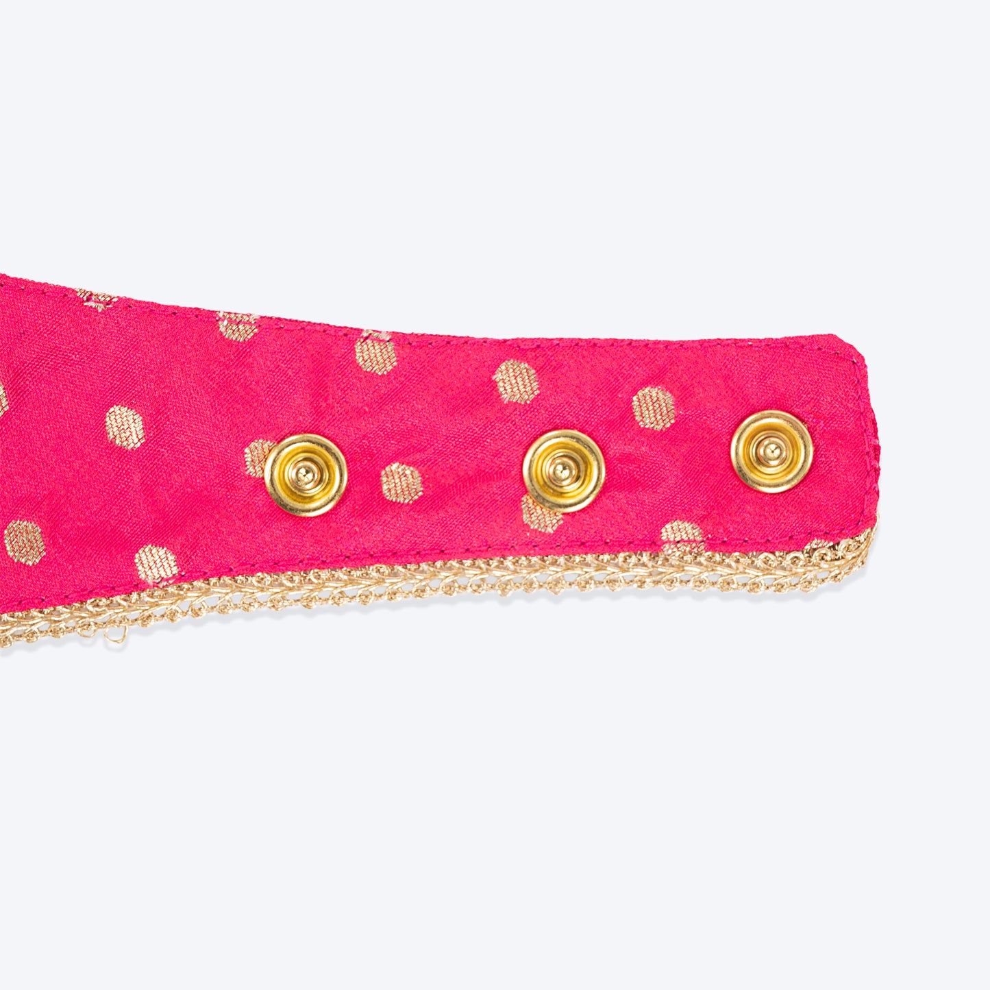 HUFT Desi Glam Bow Scarf For Cat & Puppy - Pink & Purple - Heads Up For Tails