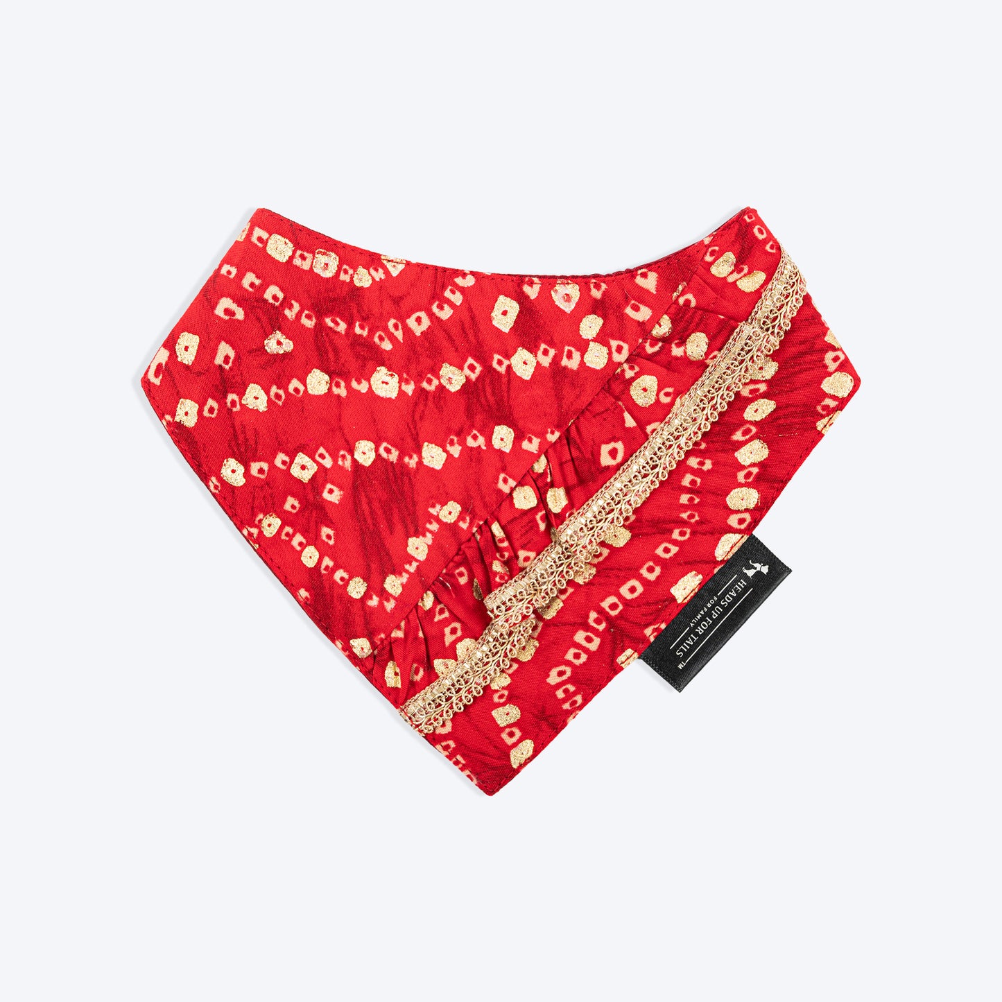 HUFT Super Sitara Scarf For Cat & Puppy - Red