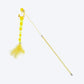 TLC Pompom Dazzle Wand Toy For Cat - Yellow - Heads Up For Tails