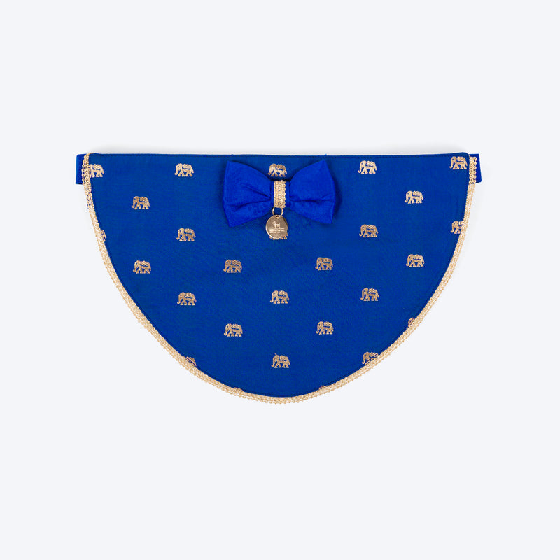 HUFT Royal Elephant Bandana For Dog - Royal Blue - Heads Up For Tails