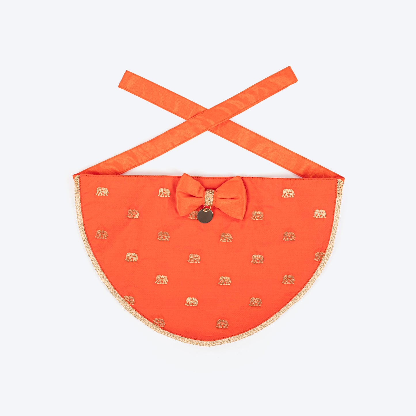 HUFT Royal Elephant Bandana For Dog - Orange