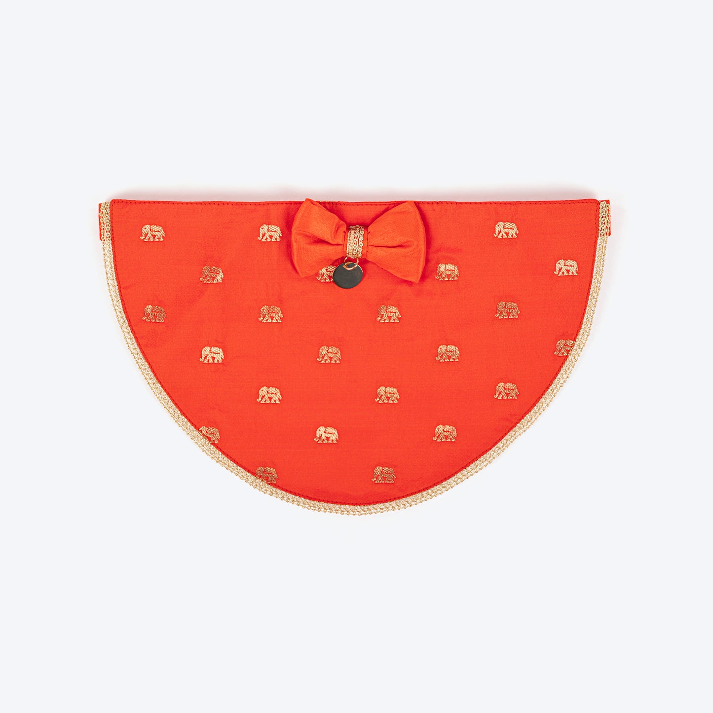 HUFT Royal Elephant Bandana For Dog - Orange - Heads Up For Tails