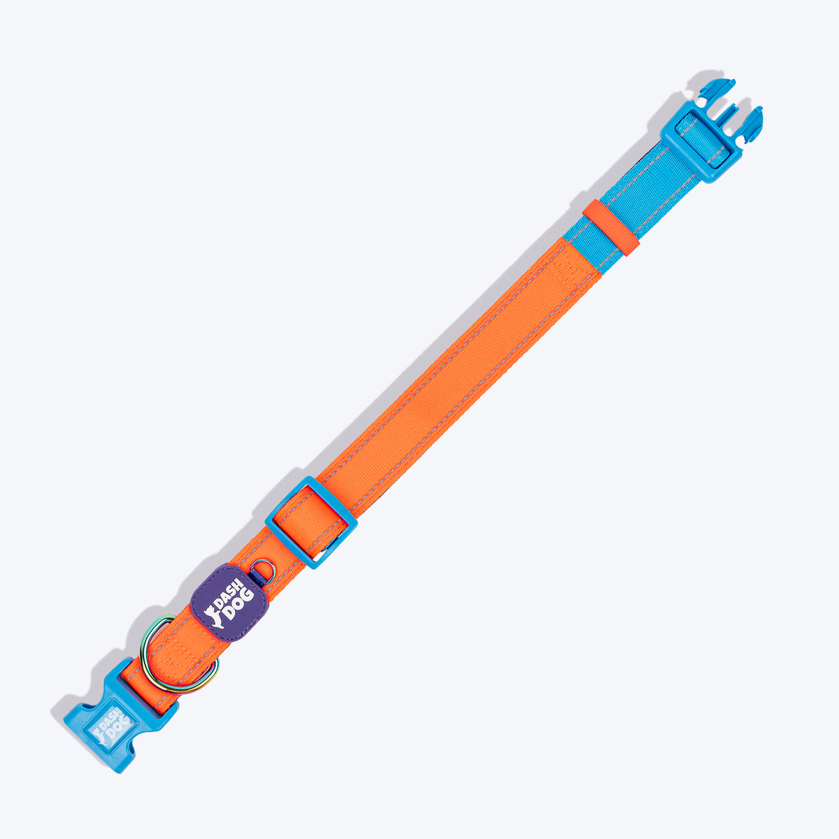 Dash Dog Padded Collar For Dog - Blue & Orange