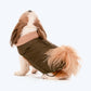 HUFT Wintersong Fur Jacket For Dog - Khaki Green - Heads Up For Tails