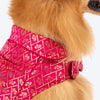 HUFT Petals & Pyaar Brocade Sherwani For Dog - Rani Pink - Heads Up For Tails