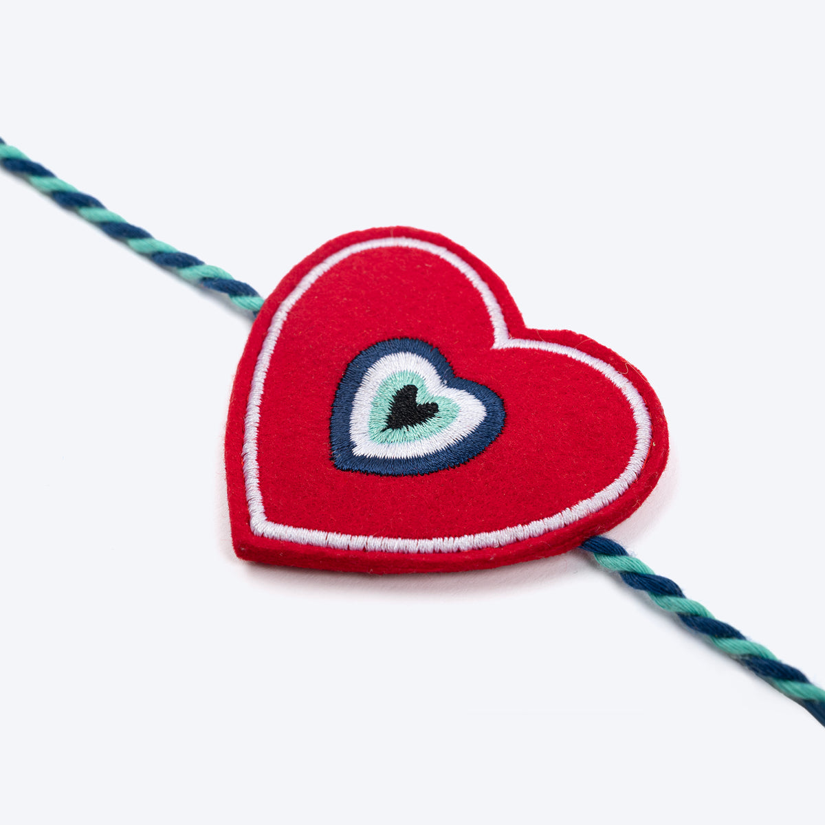 HUFT Dil Se Raksha Tie Rakhi For Dog & Cat - Red - Heads Up For Tails