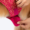 HUFT Petals & Pyaar Brocade Sherwani For Dog - Rani Pink - Heads Up For Tails