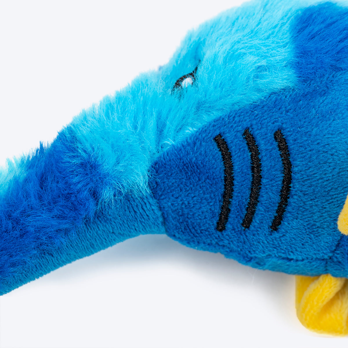 HUFT Swordiefish Squeaky Plush Toy For Dog - Blue - Heads Up For Tails