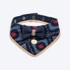 HUFT Rang Riwaz Scarf For Cat & Puppy - Blue - Heads Up For Tails