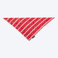 HUFT Bandhani Bandhan Knot Bandana For Dog - Red - Heads Up For Tails
