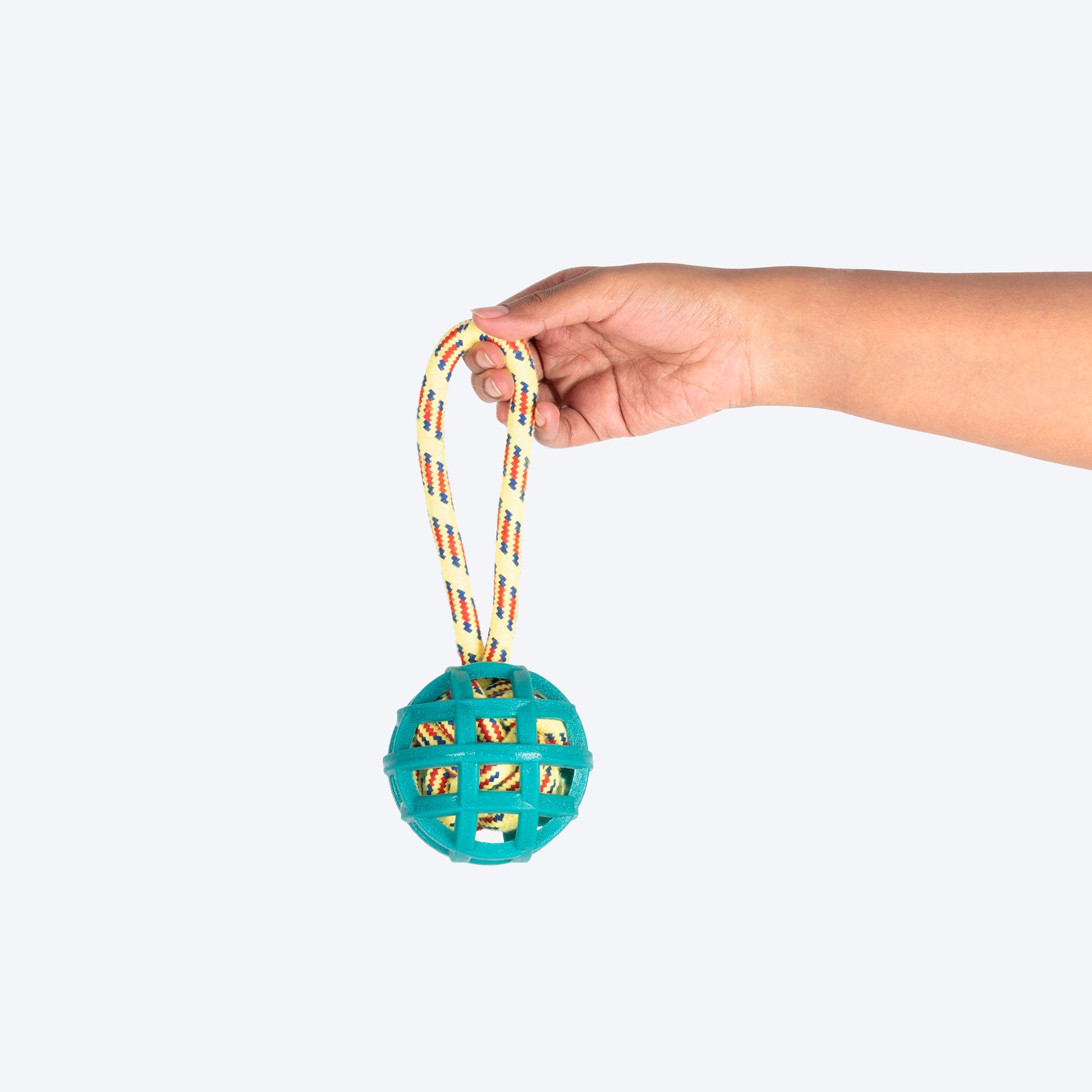 TLC Tug-A-Ball Toy For Dog - Green - Heads Up For Tails