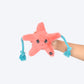 HUFT Sandy The Starfish Squeaky Plush Toy For Dog - Pink