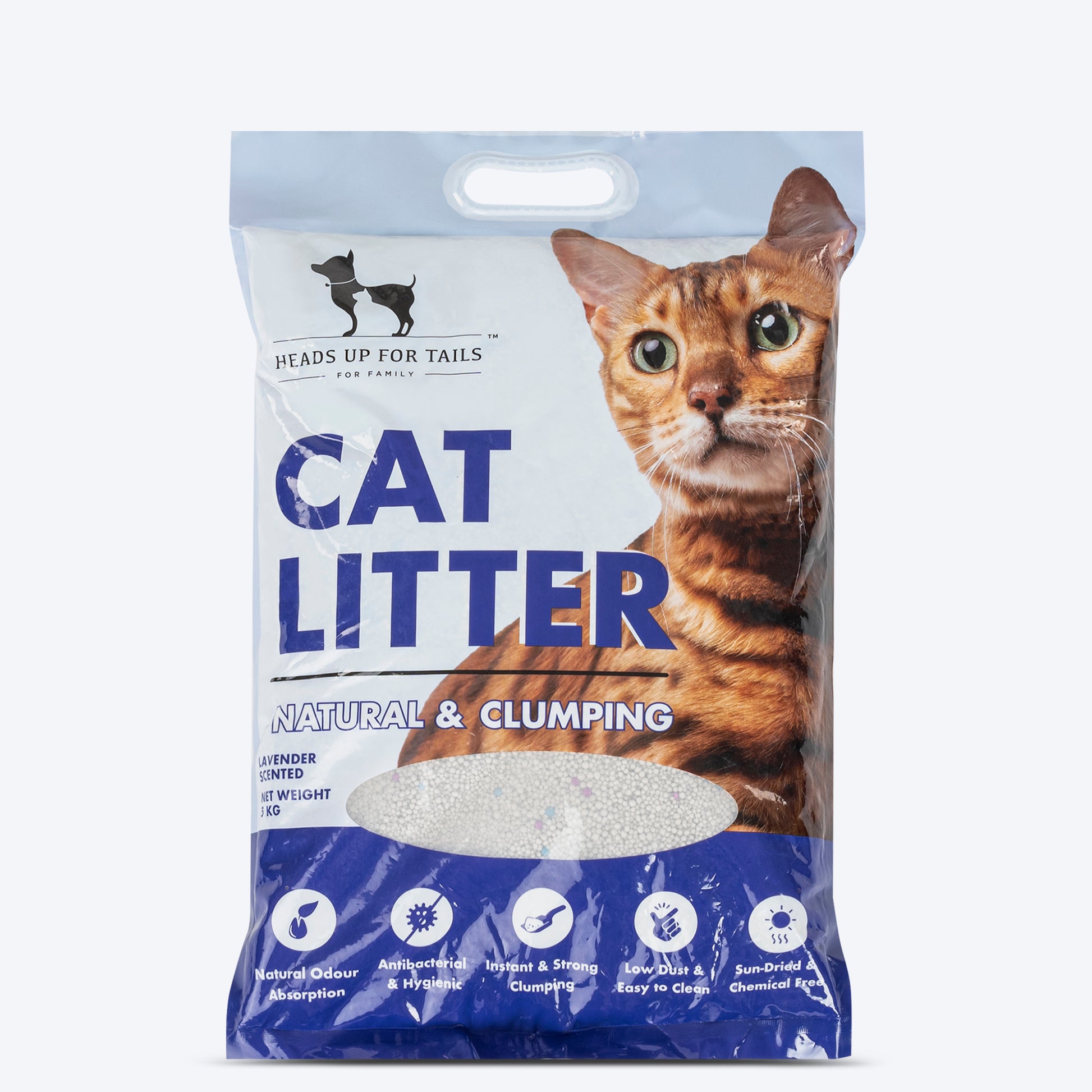 HUFT Natural & Clumping Cat Litter - Lavender - 5 kg_11