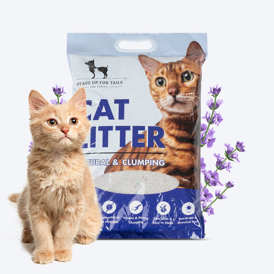 HUFT Natural & Clumping Cat Litter - Lavender - 5 kg_01