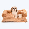 HUFT Fluffy Dreams Sofa Protector For Dogs - Brown (Made To Order) - Heads Up For Tails