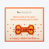 HUFT Best Buddy Tie Rakhi For Dog & Cat - Yellow