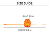 HUFT Pawsome Bhai Tie Rakhi For Dog & Cat - Orange