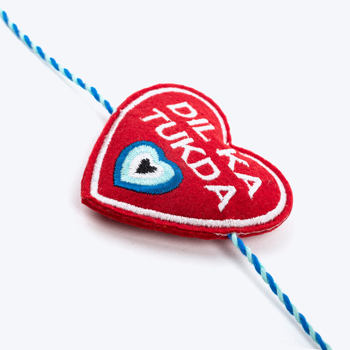HUFT Dil Ka Tukda Tie Rakhi For Dog & Cat - Red