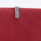 TLC Cave Bedding With Removable Cushion For Dog & Cat - Maroon & Grey - Heads Up For Tails