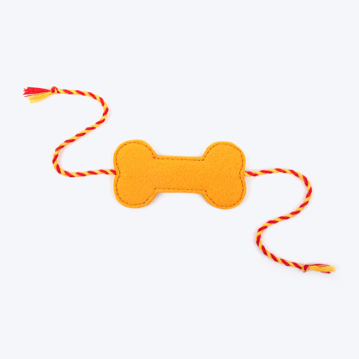 HUFT Best Buddy Tie Rakhi For Dog & Cat - Yellow