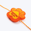 HUFT Pawsome Bhai Tie Rakhi For Dog & Cat - Orange
