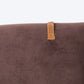 TLC Cave Bedding With Removable Cushion For Dog & Cat - Dark Brown & Beige - Heads Up For Tails