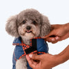 HUFT Grrberry Quilted Dog Jacket - Teal Blue - Heads Up For Tails