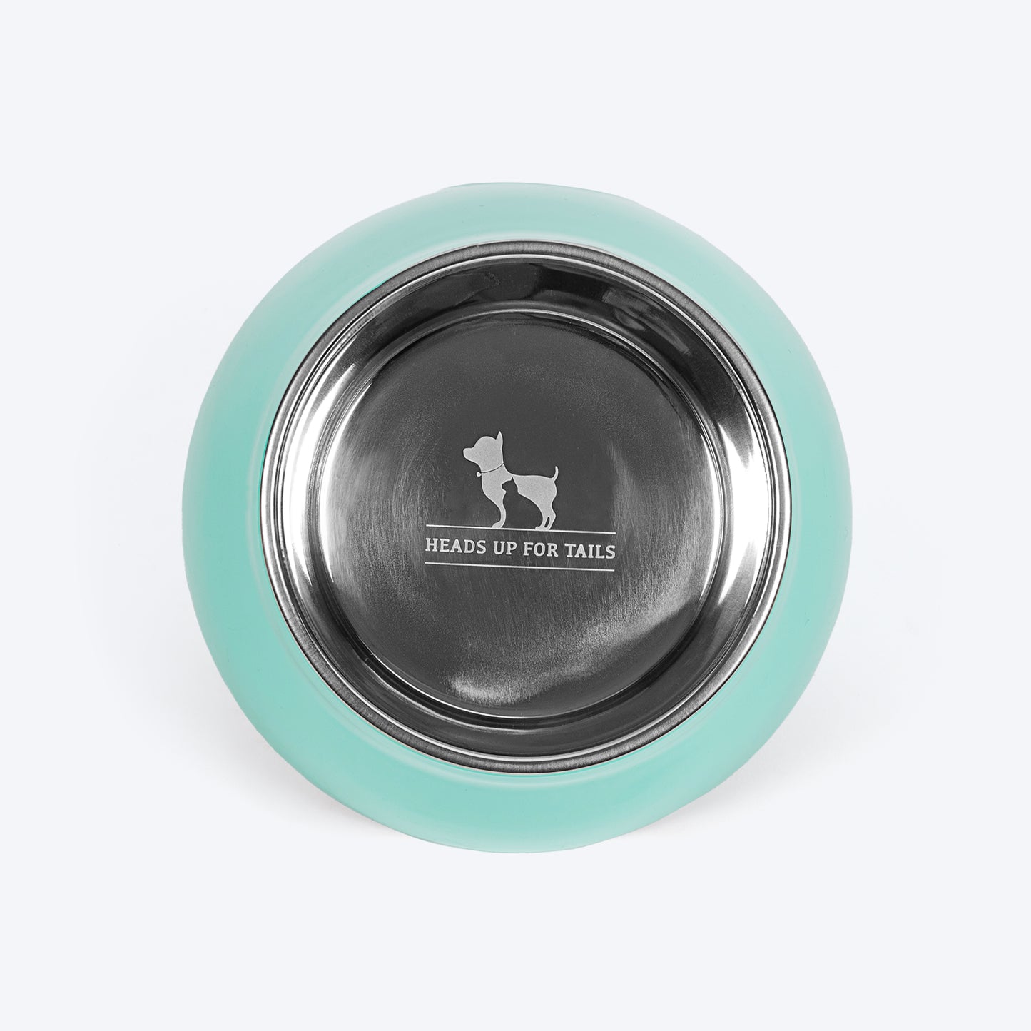 HUFT Elevated Bowl For Dogs & Cats - Aqua - Heads Up For Tails