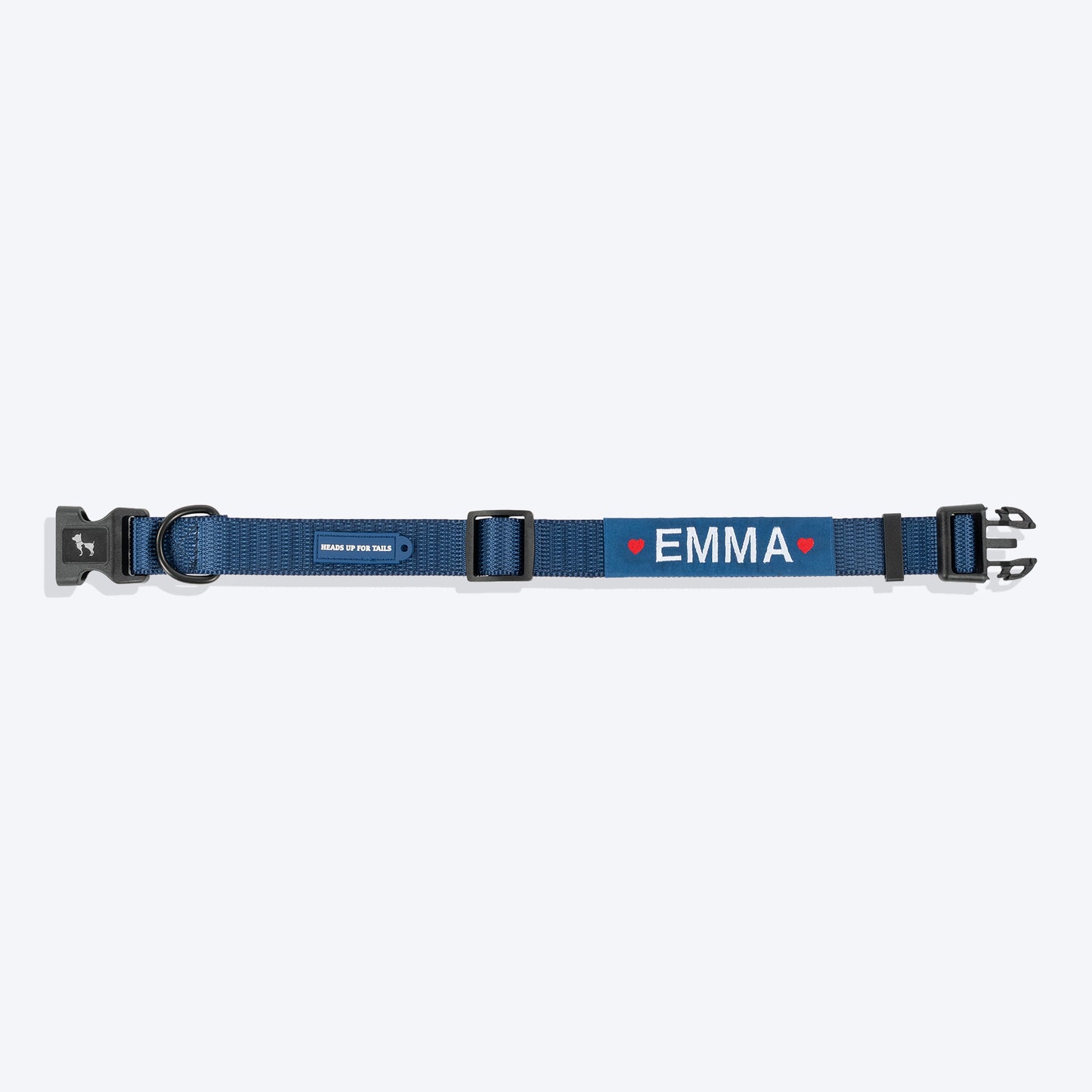 HUFT Personalised Classic Dog Collar - Navy