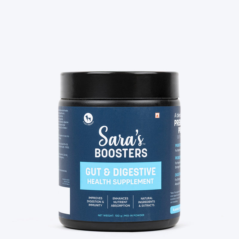 Sara's Boosters Gut & Digestive Health Supplement For Dogs - 100 g