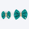HUFT Desi Dazzle Bow Tie For Dog - Green - Heads Up For Tails