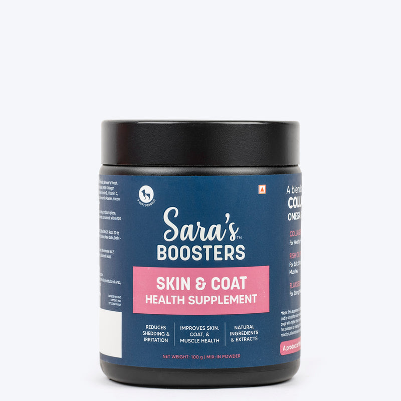 Sara's Boosters Skin & Coat Health Supplement For Dogs - 100 g