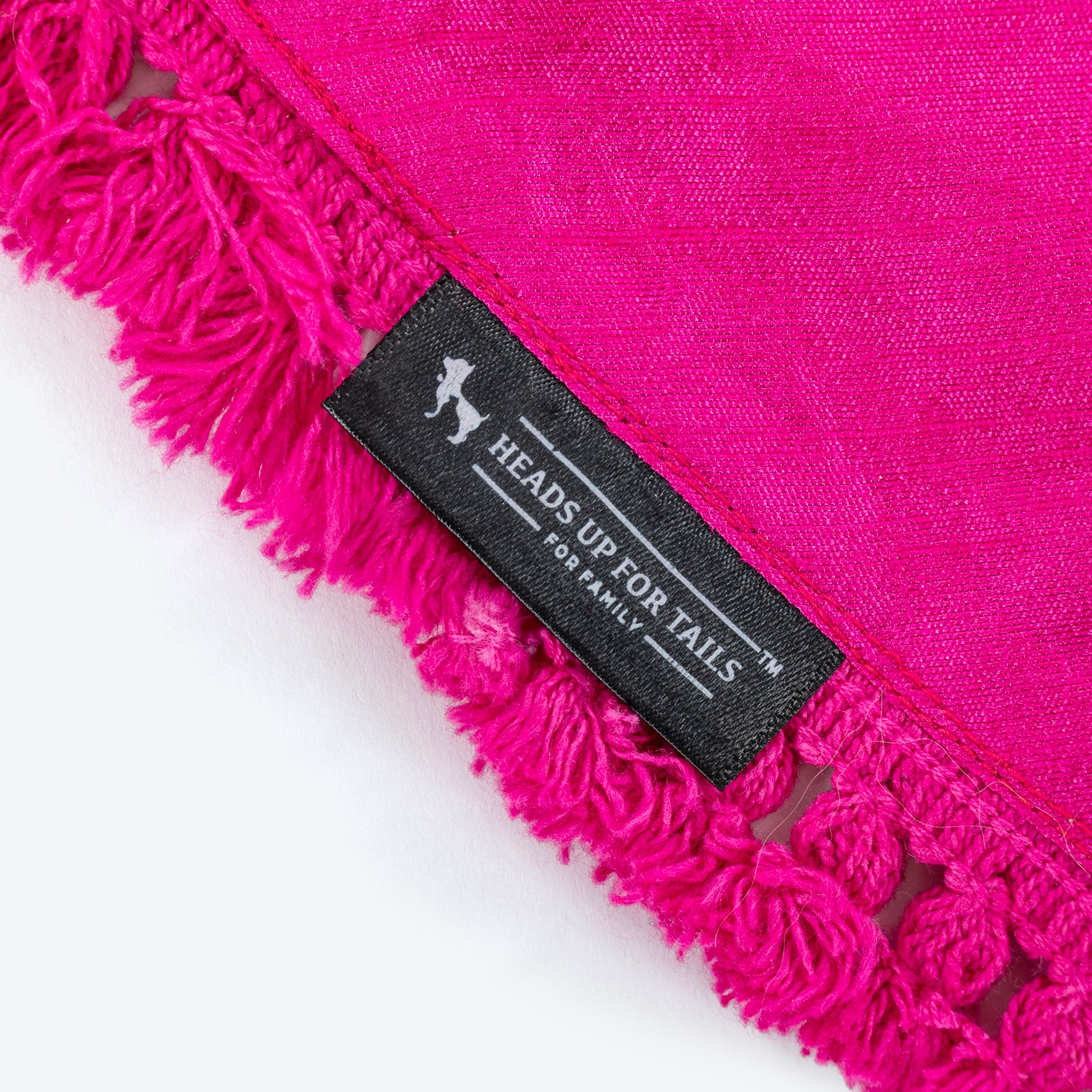 HUFT Gulabi Glow Bandana For Dog - Pink - Heads Up For Tails
